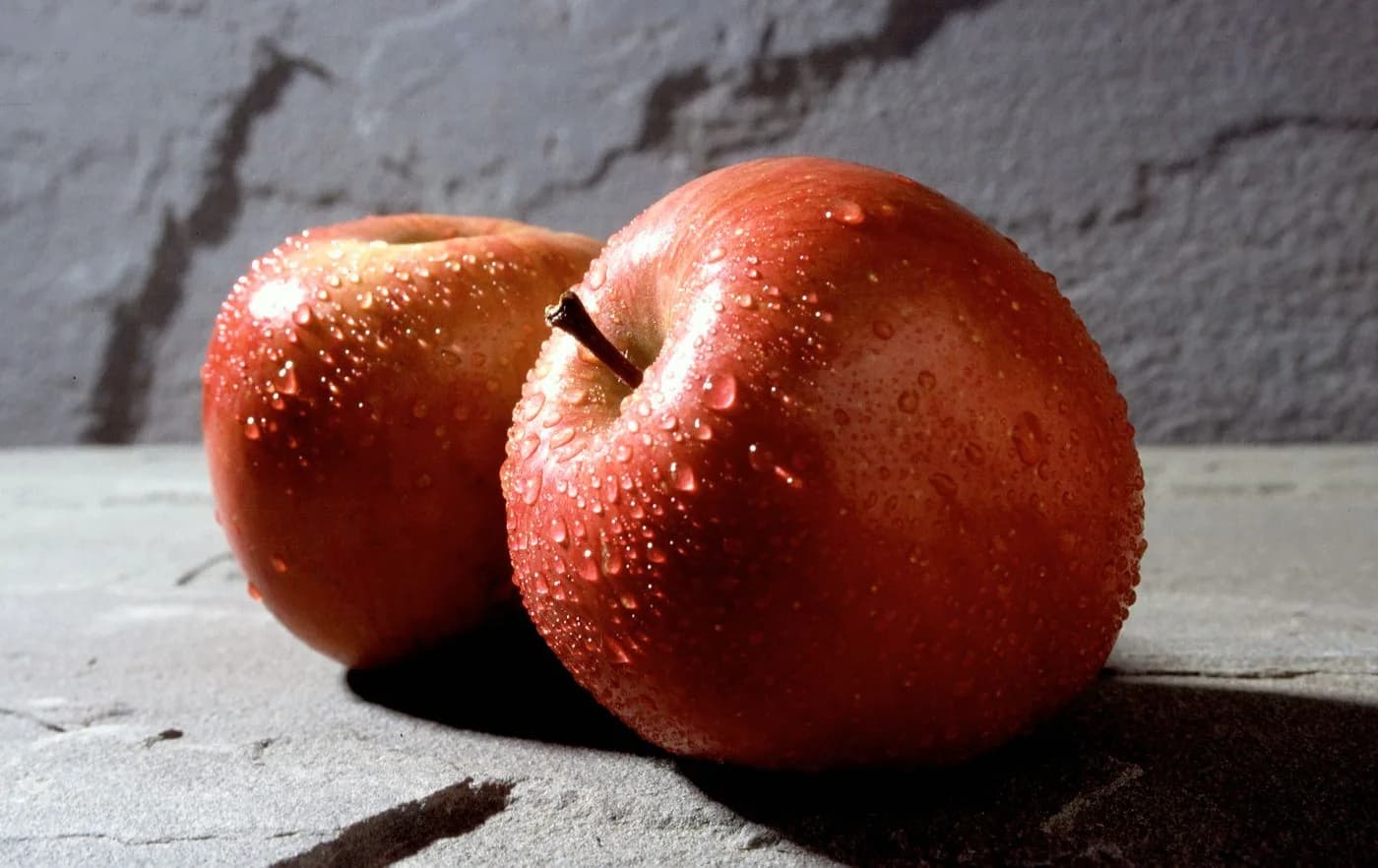 Apples held from the autumn harvest